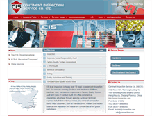 Tablet Screenshot of cinspection.com